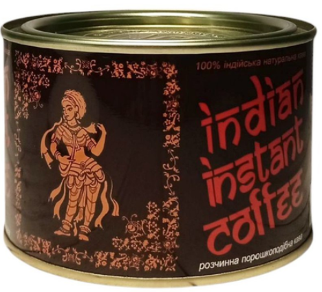 Кава Indian Instant розчинна порошкоподібна в металевій банці 90 г